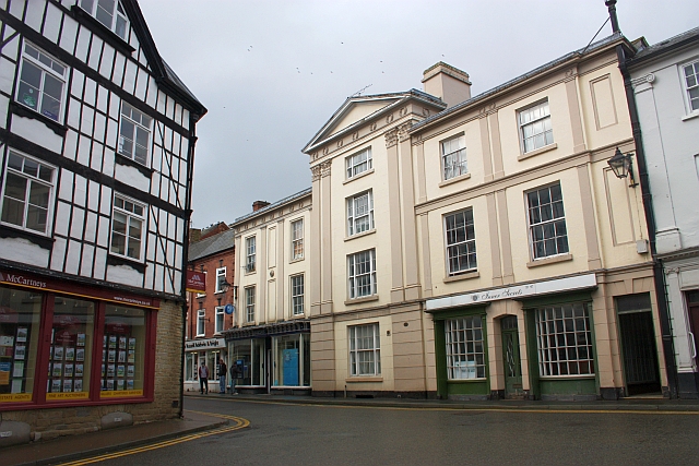Old Town Hall building at Lower Cross in Kington
